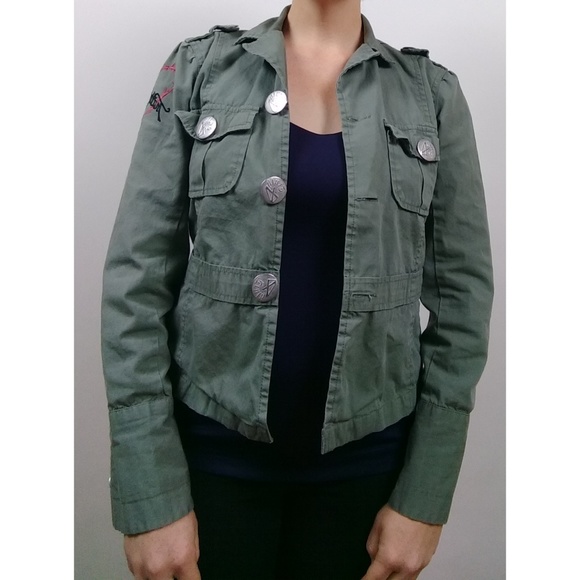 Truth Soul Armor Jackets & Blazers - Truth Soul Armor M Army Green Military Jacket